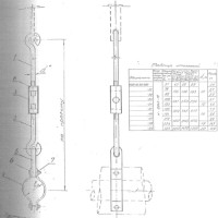 Крепление одной трубы на подвеске DN 108 Pmax 250 100°C 0312.18.00.000-03 СБ