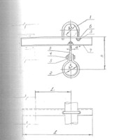 Крепление двух трубопроводов к стене 157 мм 0312.36.00.000-10 СБ