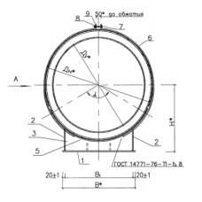 Опора подвижная ОПМ-9 HTC 65-06 выпуск 2 900 мм